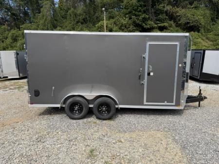 New Spartan 7x16 10K Charcoal W/ Barn Doors