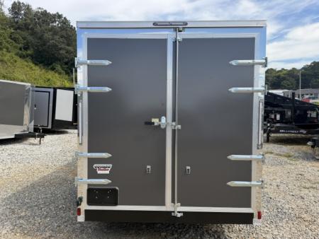 New Spartan 7x16 10K Charcoal W/ Barn Doors