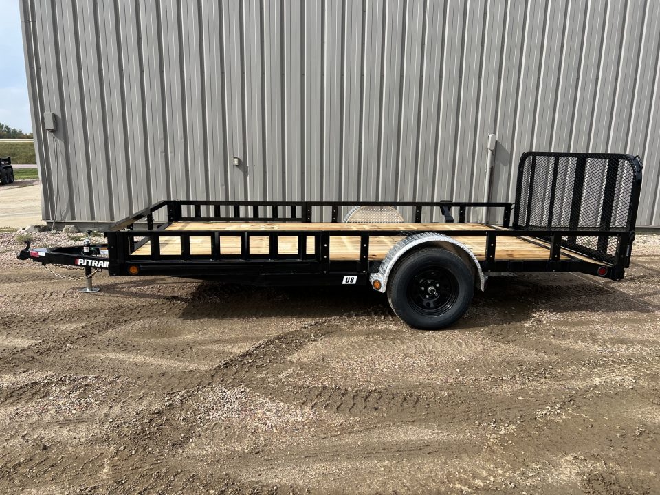 New 2027 PJ Trailers 14' ATV Utility U8 Utility Trailer