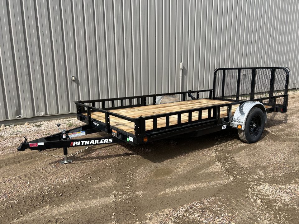 New 2027 PJ Trailers 14' ATV Utility U8 Utility Trailer