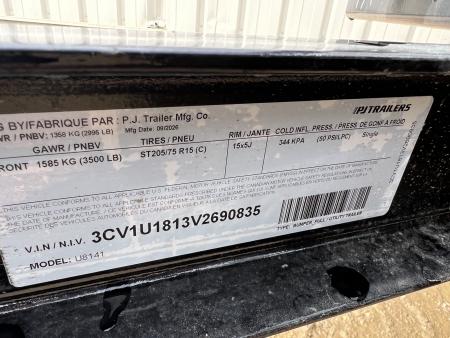 New 2027 PJ Trailers 14' ATV Utility U8 Utility Trailer