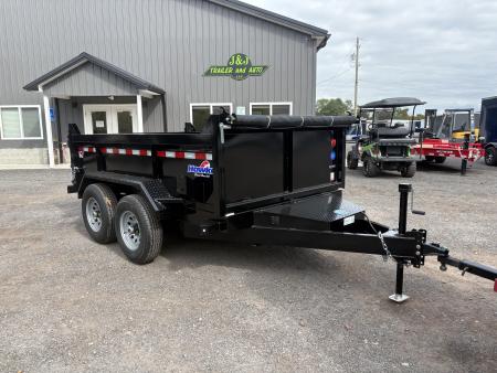 New 2027 Hawke Trailers 6x10 10K Dump Trailer w/ Tarp Kit