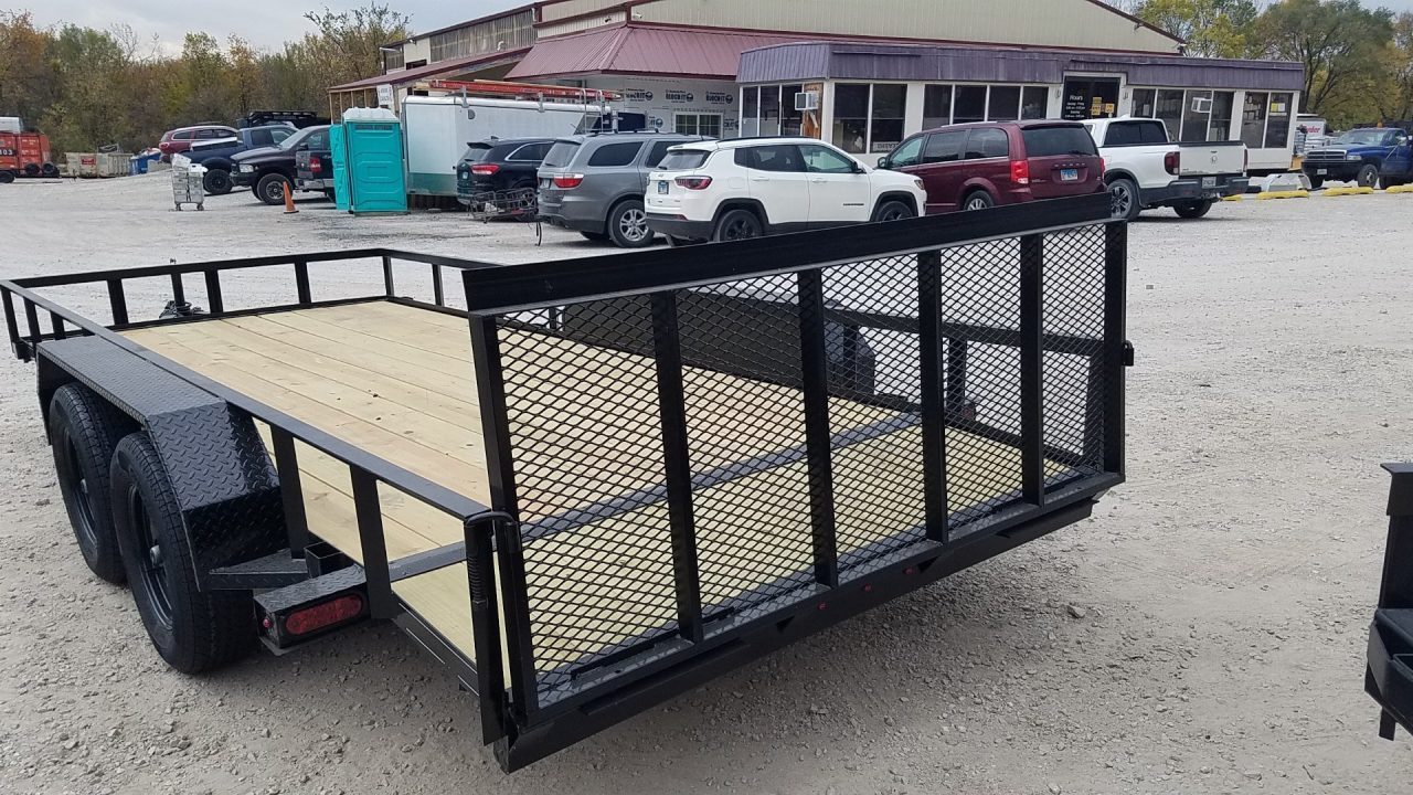 New 2027 MEB 77x16 W/Dovetail utility Trailer 7K