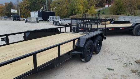 New 2027 MEB 77x16 W/Dovetail utility Trailer 7K