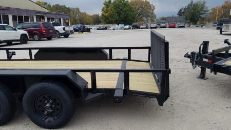 New 2027 MEB 77x16 W/Dovetail utility Trailer 7K