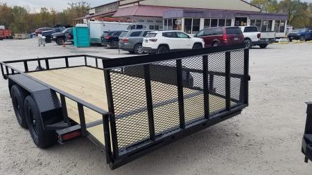 New 2027 MEB 77x16 W/Dovetail utility Trailer 7K