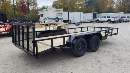 New 2027 MEB 77x16 W/Dovetail utility Trailer 7K