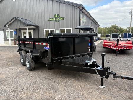 New 2027 Hawke Trailers 6x12 10K Dump Trailer with tarp Kit