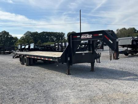 Used 2019 MAXXD 102 X32' 40K Gooseneck Flatbed Trailer