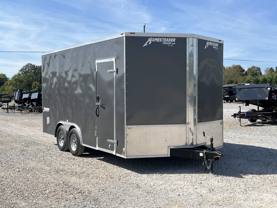 Used 2023 Homesteader 8.5'X16' 7K GVWR Enclosed Trailer
