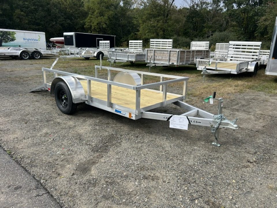 New 2027 ALCOM 5' X10 ' Aluminum Frame , open, 2,990 lb. GVWR Utility Trailer