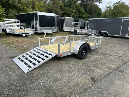 New 2027 ALCOM 5' X10 ' Aluminum Frame , open, 2,990 lb. GVWR Utility Trailer