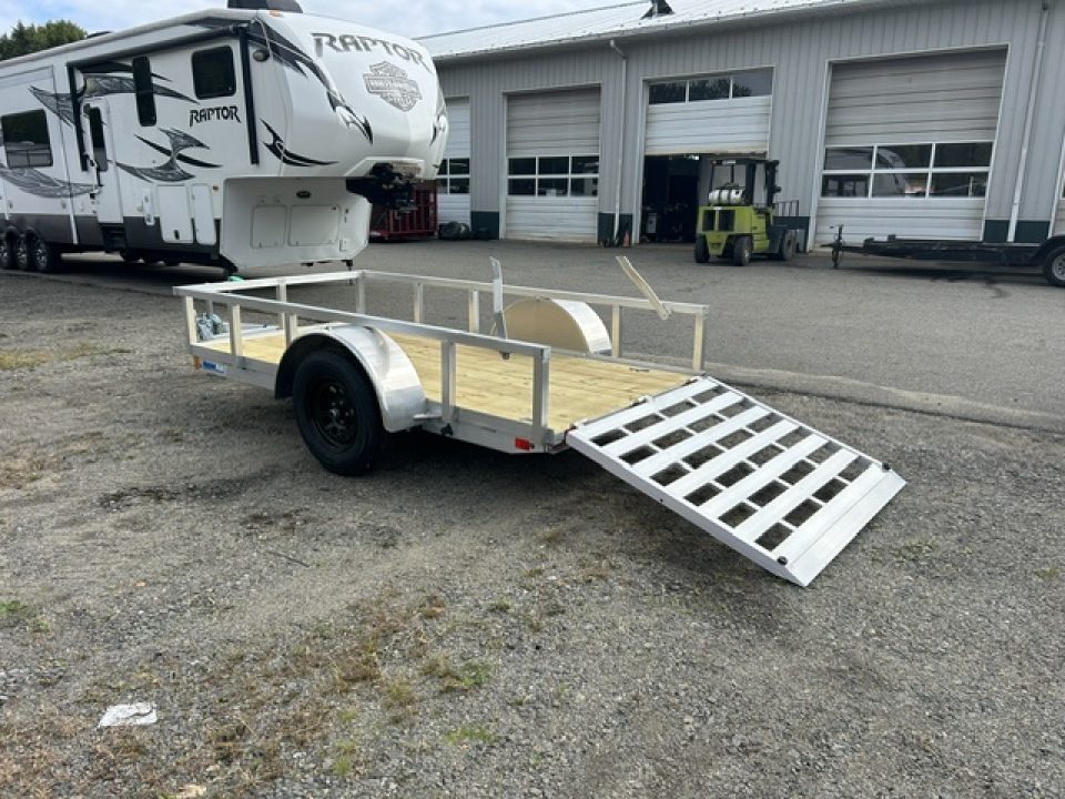 New 2027 ALCOM 5' X10 ' Aluminum Frame , open, 2,990 lb. GVWR Utility Trailer