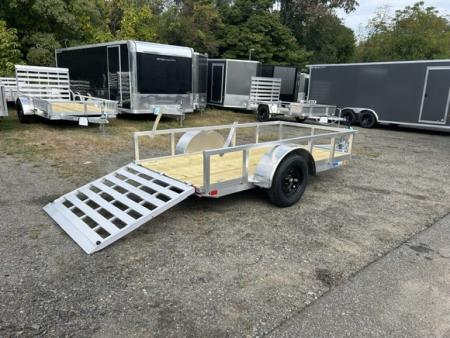 New 2027 ALCOM 5' X10 ' Aluminum Frame , open, 2,990 lb. GVWR Utility Trailer