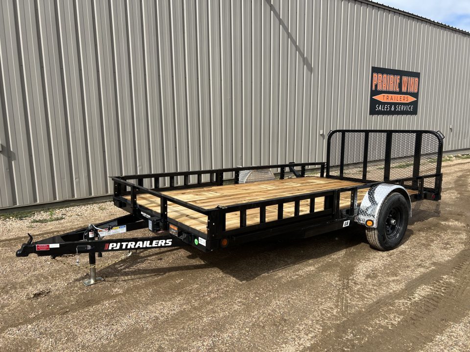 New 2027 PJ Trailers 14' ATV Utility U8 5K Axle Utility Trailer