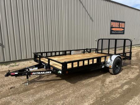 New 2027 PJ Trailers 14' ATV Utility U8 5K Axle Utility Trailer