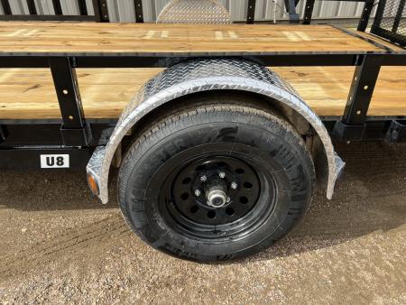 New 2027 PJ Trailers 14' ATV Utility U8 5K Axle Utility Trailer