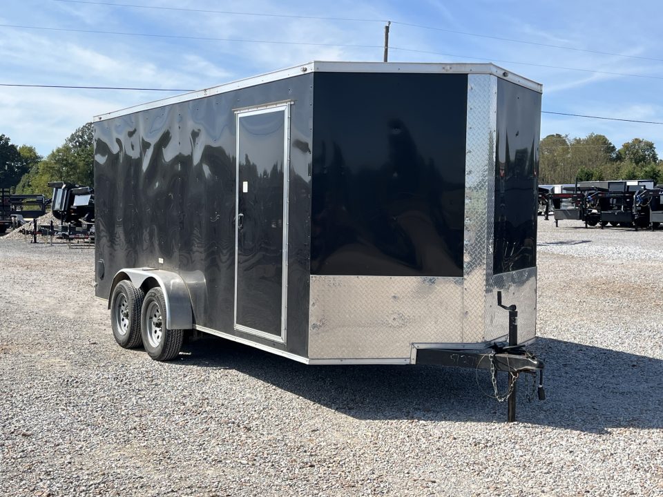 Used 2022 South GA 7'X16' 7K GVWR Enclosed Trailer