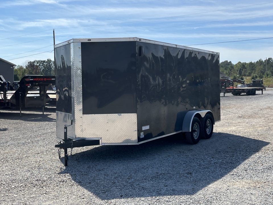 Used 2022 South GA 7'X16' 7K GVWR Enclosed Trailer