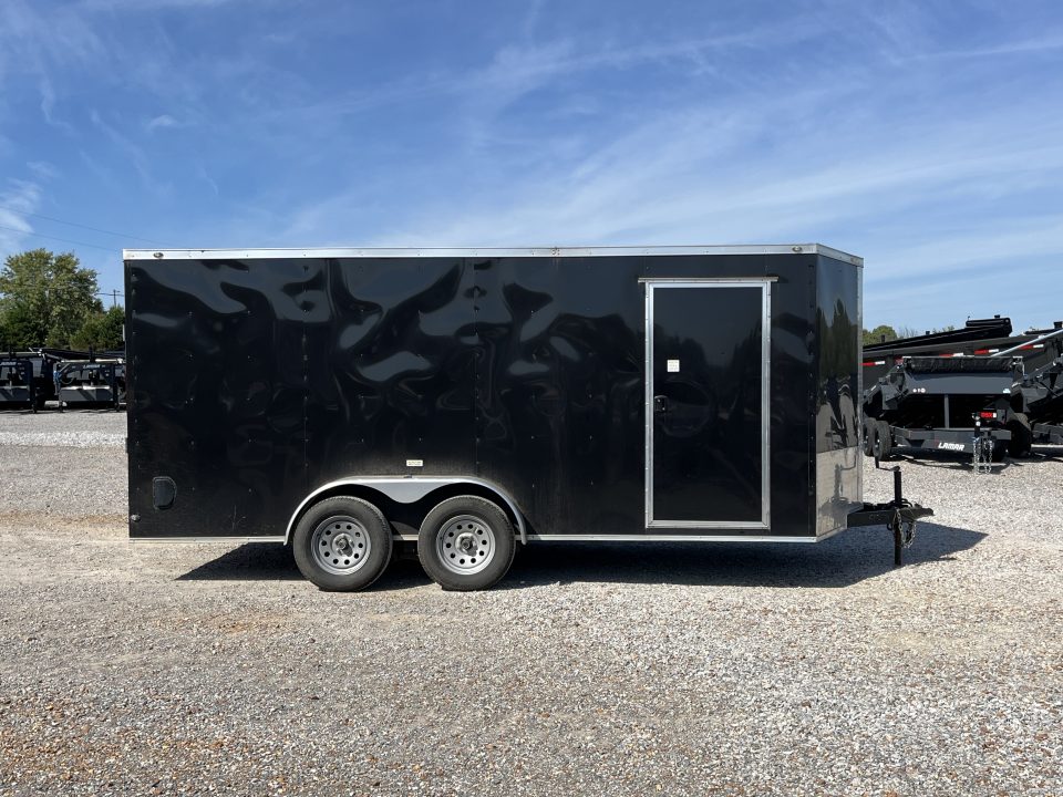 Used 2022 South GA 7'X16' 7K GVWR Enclosed Trailer