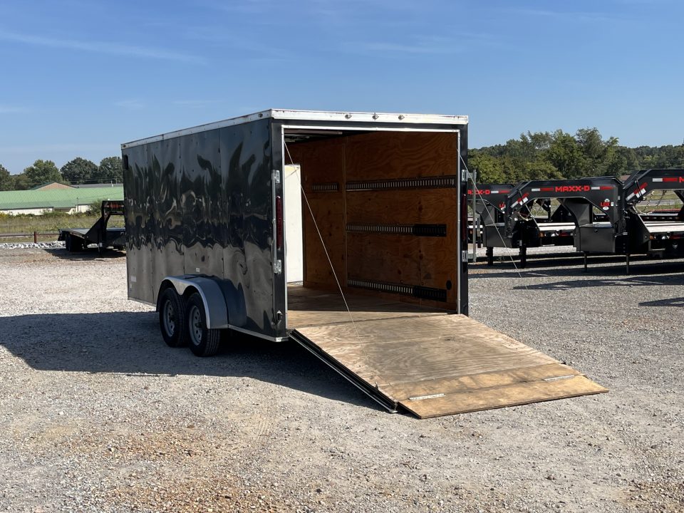 Used 2022 South GA 7'X16' 7K GVWR Enclosed Trailer