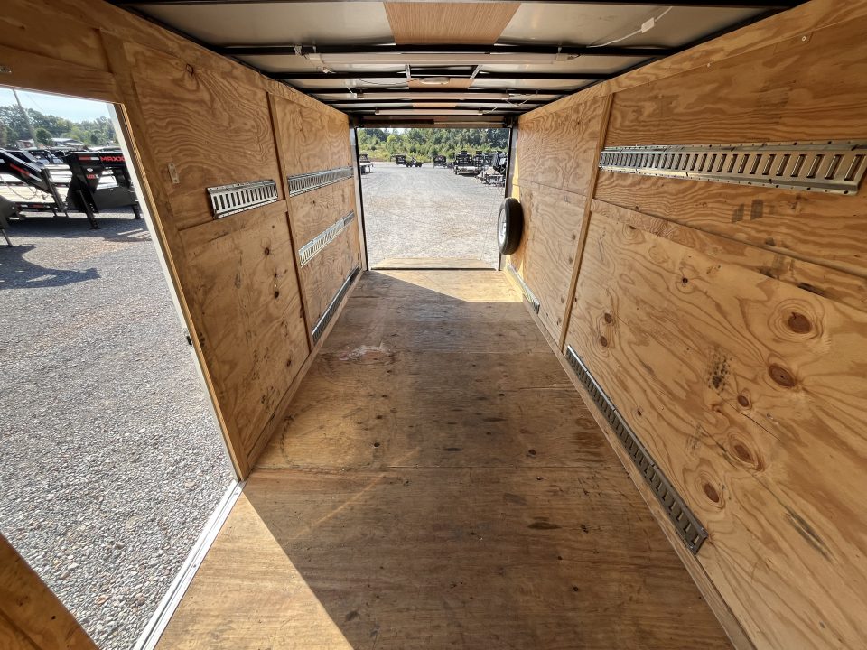 Used 2022 South GA 7'X16' 7K GVWR Enclosed Trailer