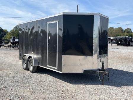 Used 2022 South GA 7'X16' 7K GVWR Enclosed Trailer