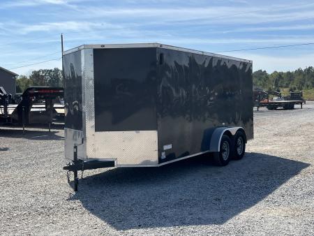 Used 2022 South GA 7'X16' 7K GVWR Enclosed Trailer