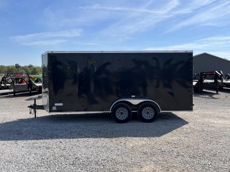 Used 2022 South GA 7'X16' 7K GVWR Enclosed Trailer
