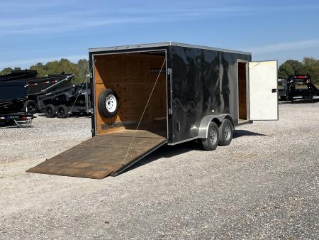 Used 2022 South GA 7'X16' 7K GVWR Enclosed Trailer
