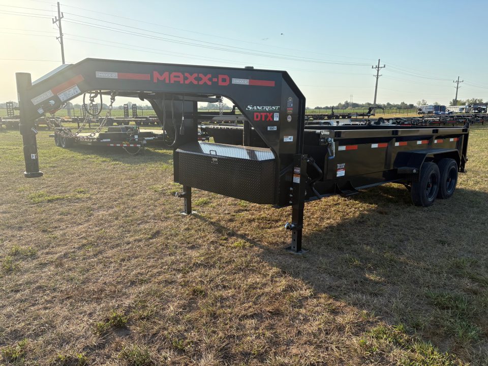 New 2027 MAXX-D 83x16 Tandem 18K Telescopic Dump Trailer W/ 2' Sides