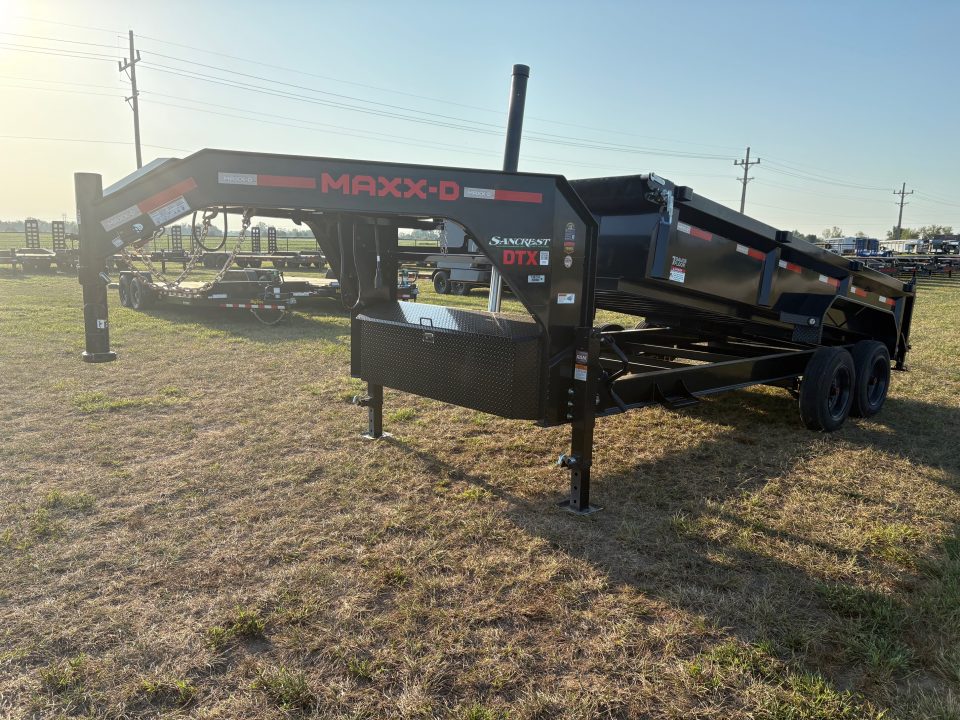 New 2027 MAXX-D 83x16 Tandem 18K Telescopic Dump Trailer W/ 2' Sides
