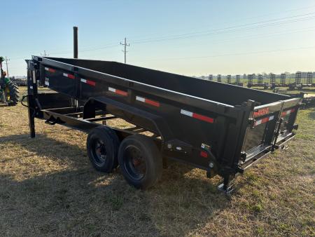 New 2027 MAXX-D 83x16 Tandem 18K Telescopic Dump Trailer W/ 2' Sides