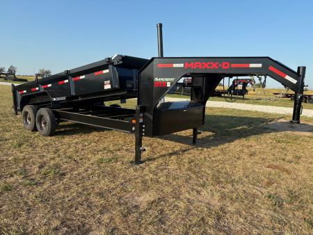 New 2027 MAXX-D 83x16 Tandem 18K Telescopic Dump Trailer W/ 2' Sides