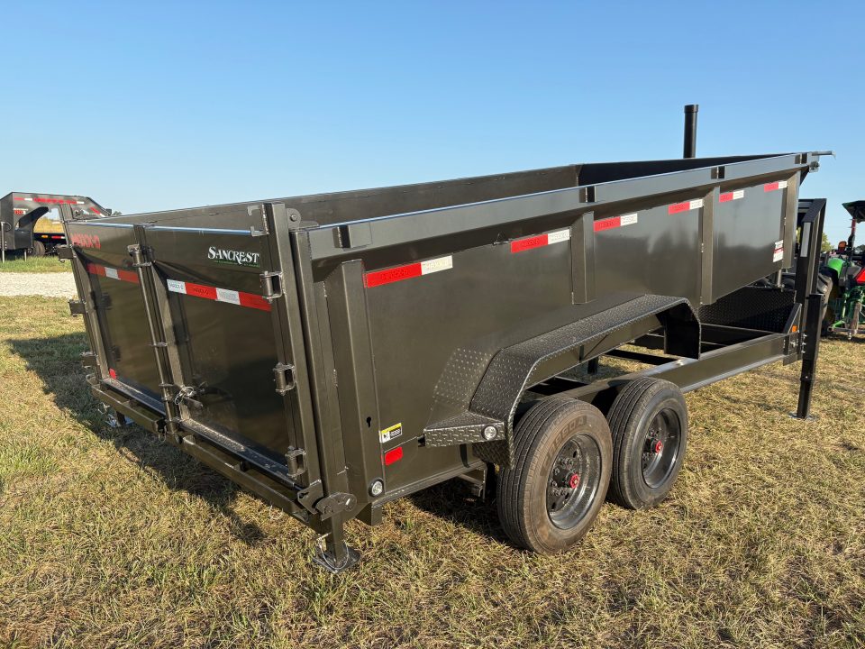 New 2027 MAXX-D 83x16 Tandem 18K Telescopic Dump Trailer W/ 3' Sides