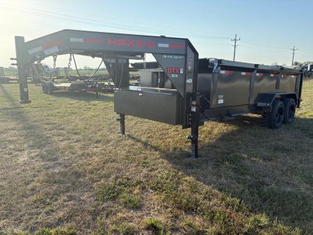 New 2027 MAXX-D 83x16 Tandem 18K Telescopic Dump Trailer W/ 3' Sides