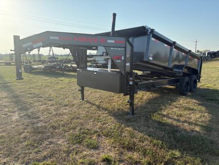 New 2027 MAXX-D 83x16 Tandem 18K Telescopic Dump Trailer W/ 3' Sides