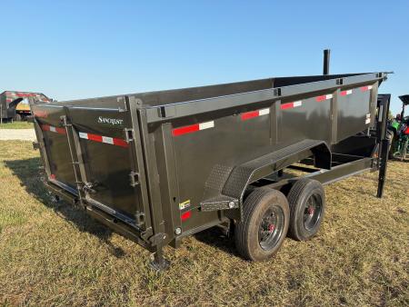 New 2027 MAXX-D 83x16 Tandem 18K Telescopic Dump Trailer W/ 3' Sides