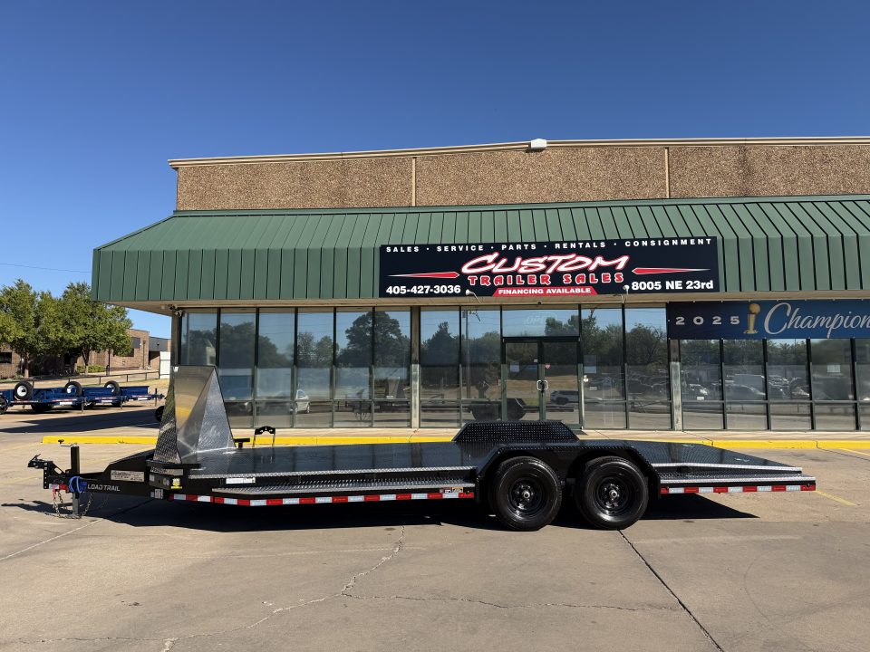 New #013717 2027 LOAD TRAIL CZ 22 X 83 TANDEM AXLE 10K STEEL FLOOR CAR HAULER W/ ALUMINUM TRIM PACKAGE