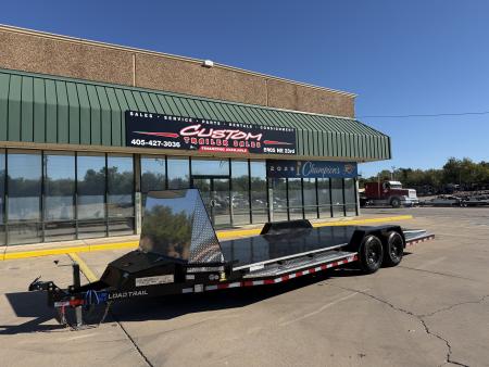 New #013717 2027 LOAD TRAIL CZ 22 X 83 TANDEM AXLE 10K STEEL FLOOR CAR HAULER W/ ALUMINUM TRIM PACKAGE