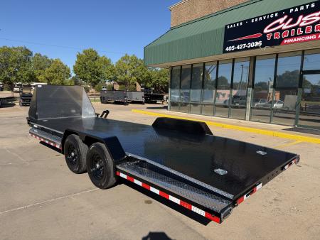 New #013717 2027 LOAD TRAIL CZ 22 X 83 TANDEM AXLE 10K STEEL FLOOR CAR HAULER W/ ALUMINUM TRIM PACKAGE