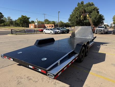 New #013717 2027 LOAD TRAIL CZ 22 X 83 TANDEM AXLE 10K STEEL FLOOR CAR HAULER W/ ALUMINUM TRIM PACKAGE