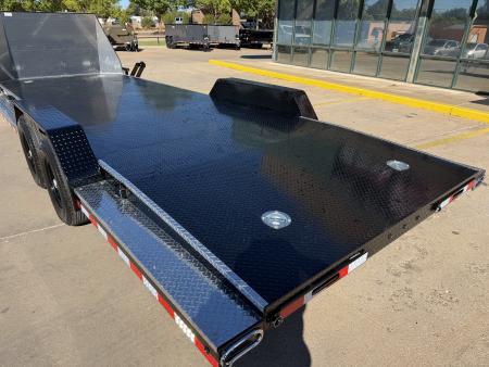 New #013717 2027 LOAD TRAIL CZ 22 X 83 TANDEM AXLE 10K STEEL FLOOR CAR HAULER W/ ALUMINUM TRIM PACKAGE
