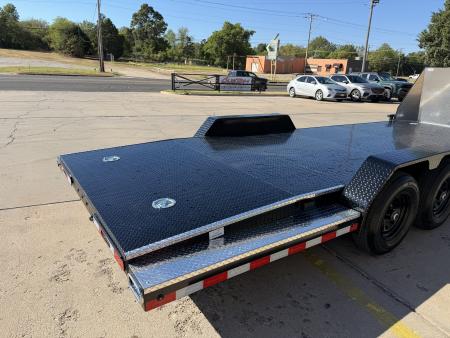 New #013717 2027 LOAD TRAIL CZ 22 X 83 TANDEM AXLE 10K STEEL FLOOR CAR HAULER W/ ALUMINUM TRIM PACKAGE