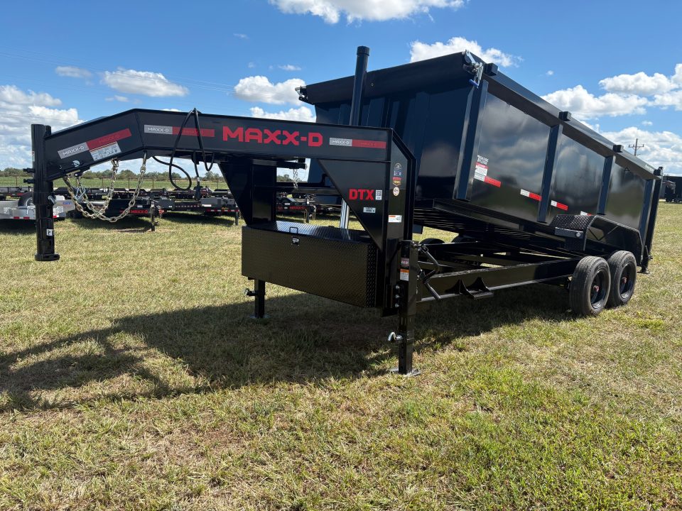 New 2027 MAXX-D 83x16 Tandem 18K Telescopic Dump Trailer W/ 4' Sides