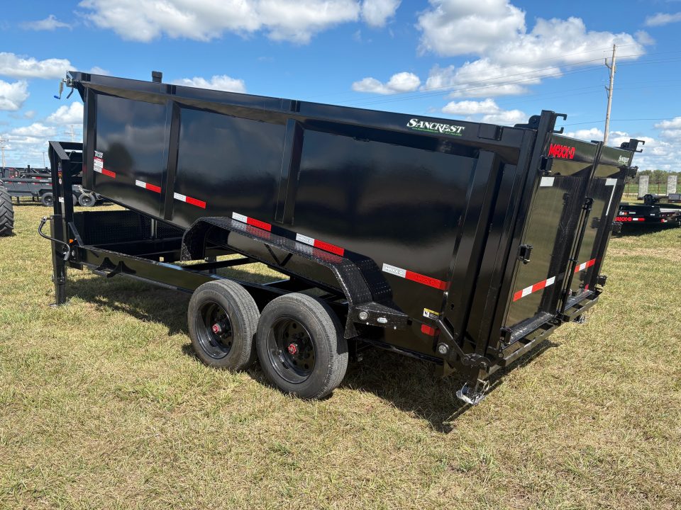 New 2027 MAXX-D 83x16 Tandem 18K Telescopic Dump Trailer W/ 4' Sides