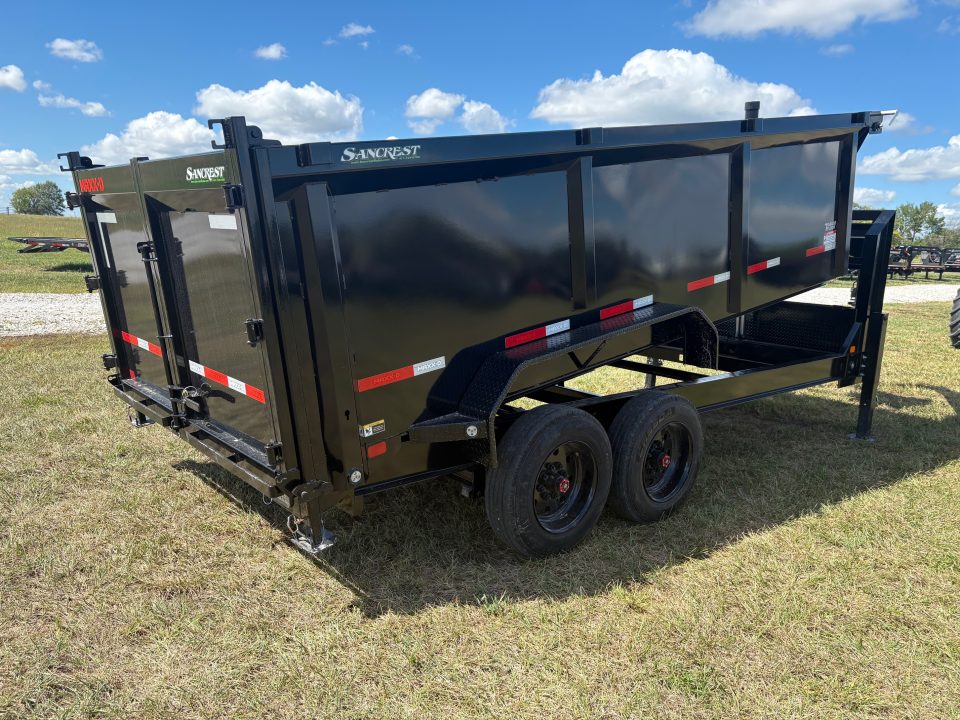 New 2027 MAXX-D 83x16 Tandem 18K Telescopic Dump Trailer W/ 4' Sides