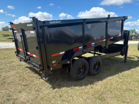 New 2027 MAXX-D 83x16 Tandem 18K Telescopic Dump Trailer W/ 4' Sides