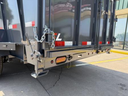 New #160345 2027 LAMAR DL 16 X 83 TANDEM AXLE 14K BUMPER PULL DUMP W/ 48" SIDES & LONG ARM TARP KIT