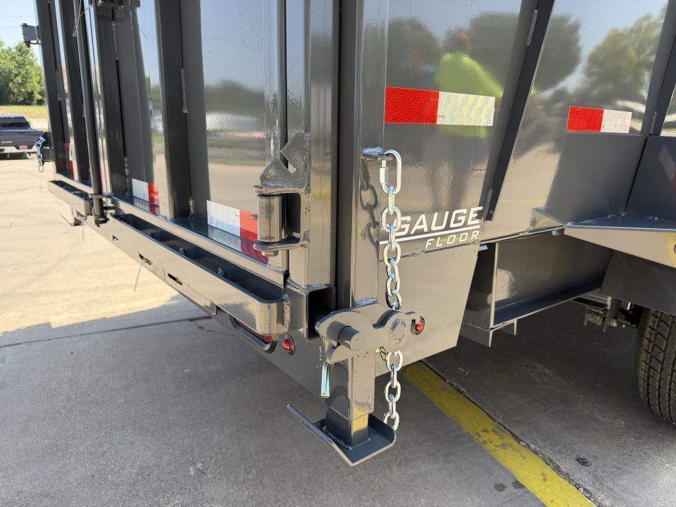 New #160344 2027 LAMAR DL 16 X 83 TANDEM AXLE 14K BUMPER PULL DUMP W/ 48" SIDES & LONG ARM TARP KIT